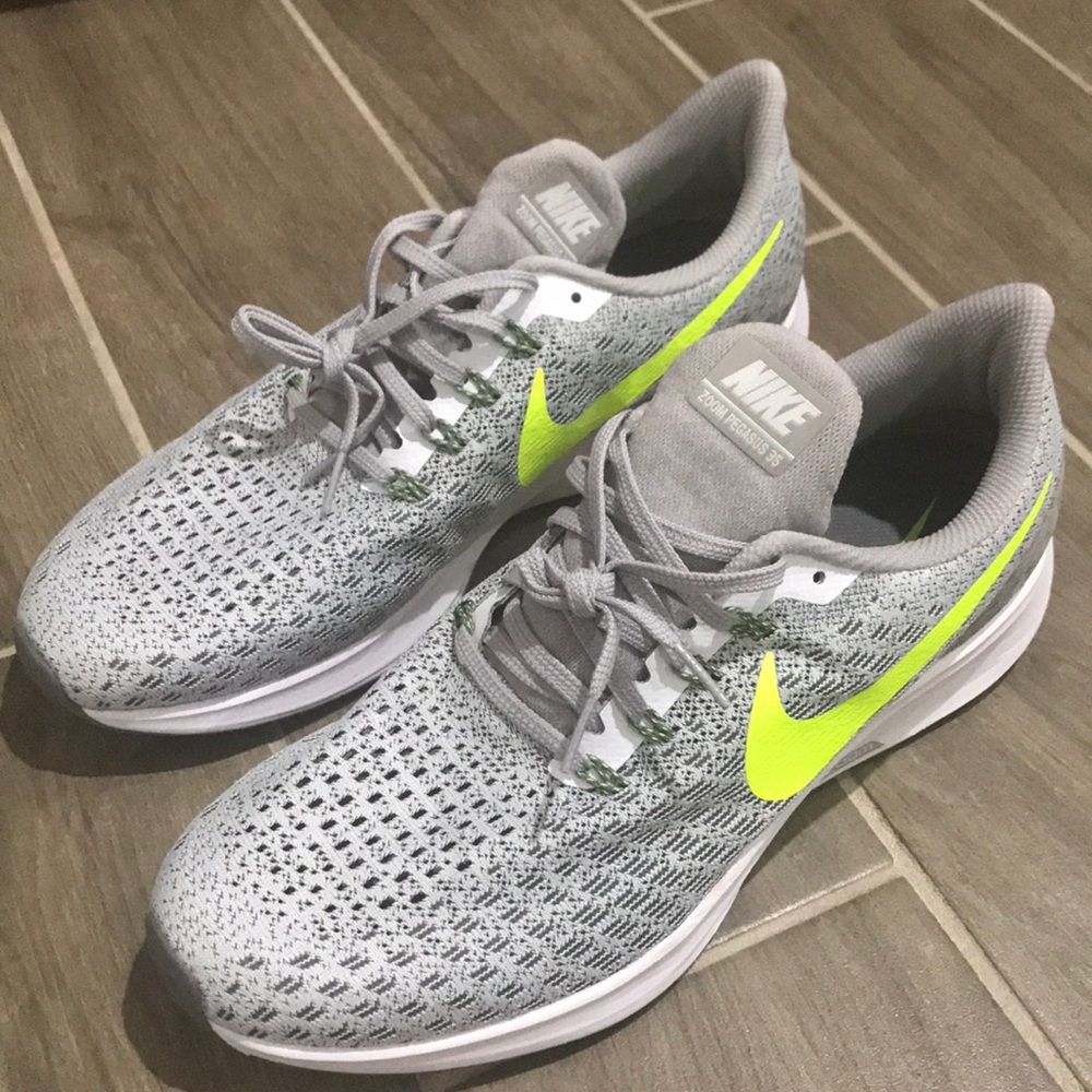NEW NIKE ZOOM PEGASUS 35 -gray -size 10.5